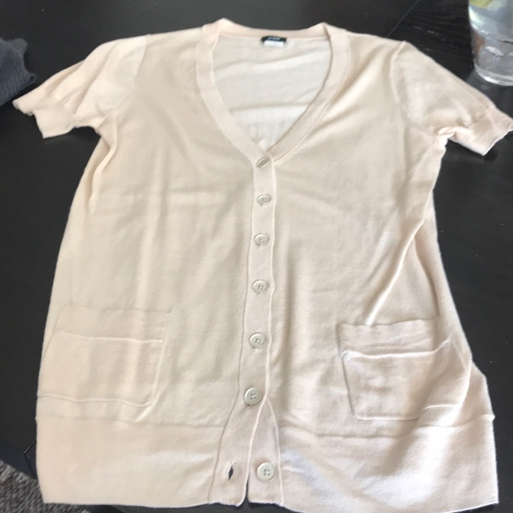 JCrew never worn beige sweater tee